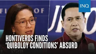 Hontiveros finds ‘Quiboloy conditions’ absurd