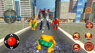 Incredible Monster Superhero Monster City Robot Battle | Red Hulk Epic Battle - Android GamePlay