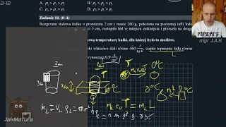 Matura 2017 Zadanie 10: Kula topiąca lód | Matura Rozszerzona