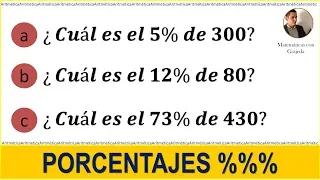 PORCENTAJES | Método fácil