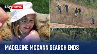 Madeleine McCann: Reservoir search ends in Portugal