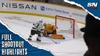 Los Angeles Kings at Nashville Predators | FULL Shootout Highlights