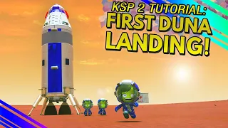 How to do your FIRST MISSION TO DUNA in KSP 2! (No Docking Needed!)