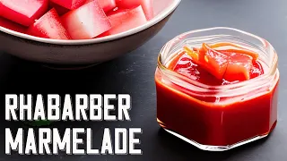 Rhabarber-Marmelade mal anders: Leicht rosa und unglaublich lecker - einfaches und schnelles Rezept