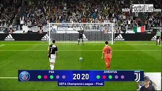 PES 2020 | PSG vs Juventus | Final UEFA Champions League (UCL) | Penalty Shootout