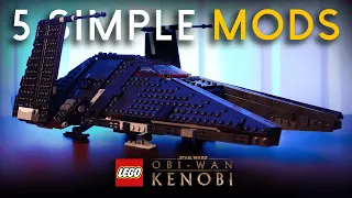 5 SIMPLE Mods For Your LEGO Star Wars Inquisitor Transport Scythe!