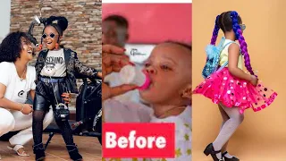 Ghanaians blast Mcbrown after seeing baby Maxin's birthday photos