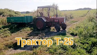 Робочі будні в селі трактором Т-25 влітку готоємося до копання картоплі #трактор #т25