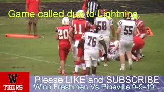 winn freshmen vs pineville 9-9-19