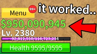 Infinite Money Glitches in Blox Fruit!