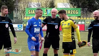 04.03.2023 SKRÓT: Siarka Tarnobrzeg - Hutnik Kraków 1:1 (0:1), 21.kolejka, II liga