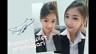 French Twist Flight Attendant