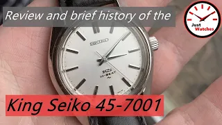 Review and Brief History of the King Seiko 45-7001