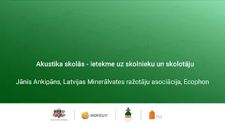 Akustika skolās - ietekme uz skolnieku un skolotāju