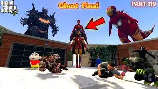 Multiverse Ghost Can Thor Ironman Zilla Kill Batman The Biggest End in GTA5 #119