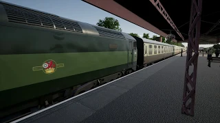 Train sim world  class 47  Запуск тепловоза, заход под состав