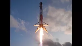 Возвращение и Жесткая Посадка Первой Ступени Falcon 9