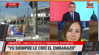 🚨 Habló el esposo de la embarazada desaparecida: "Yo siempre le creí el embarazo"