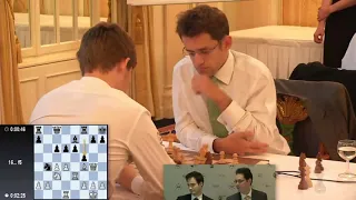 Magnus carlsen vs levon Aronian the best blitz of 2016 under time pressure