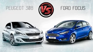 Ford Focus VS Peugeot 308. Сравнительный тест 2015