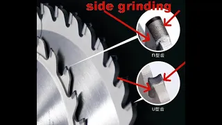 EDM grinding machine for sharpening side of PCD saw blades