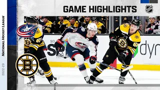 Blue Jackets @ Bruins 3/30 | NHL Highlights 2023