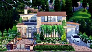 Modern Suburban House 🏡 | The Sims 4 - Speed build (NO CC)