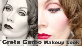 Greta Garbo Makeup Look