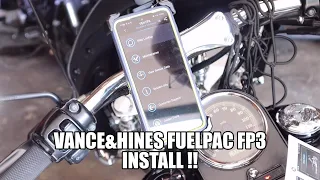 Vance&Hines Fuelpac FP3 install on the Night Train