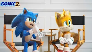 ENTREVISTA DINÁMICA CON SONIC, TAILS Y KNUCKLES (ESPAÑOL LATINO) - SONIC 2 LA PELÍCULA 2022