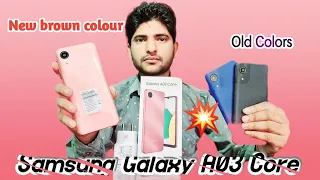 Samsung Galaxy A03 Core New Awesome Colour💥 BRONZE 5000mAh 🔋 SELFIE 🤳 5MP REAR CAMERA 📷 8MP