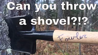 Can you throw a shovel?  Quest for Survival Knowledge S1 E2