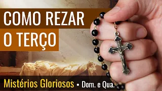 COMO REZAR O TERÇO - MISTÉRIOS GLORIOSOS - DOM. E QUA. (PASSO A PASSO ILUSTRADO)