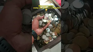 Cleaning coins from all over the World 🌎 #cleaningdirtycoins #shorts #oddlysatisfying #asmr