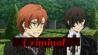 Dazai x Chuuya AMV Criminal