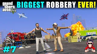 MICHAEL'S BIGGEST TRAIN ROBBERY EVER | GTA 5 GAMEPLAY HINDI #7