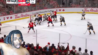 Football Fan Reacts to Golden Knights vs. Panthers NHL STANLEY CUP FINAL GAME 3 REACTION