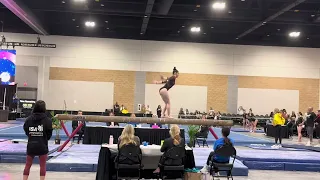 Tori Hess L10 Beam Routine 9.50 | Regionals (4/13/24)