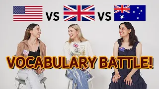 BRITISH vs  AMERICAN vs  Australian ENGLISH Differences! part,2