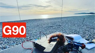 Xiegu G90 Ham Radio Beach Day.