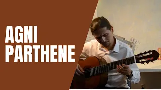 Agni Parthene on guitar