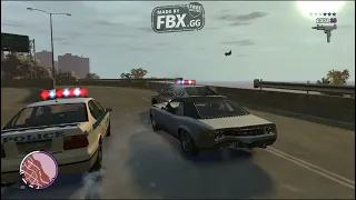 GTA 4 Wanted level with cops (Went Wrong)