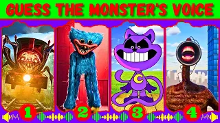💥 The Best Guess Monster Voice Choo Choo Charles, Huggy Wuggy, CatNap, Siren Head Coffin Dance
