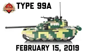 Type 99A - Main Battle Tank - Custom Military Lego