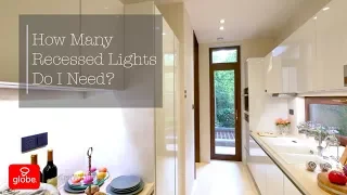 How many recessed lights do you need in a room?