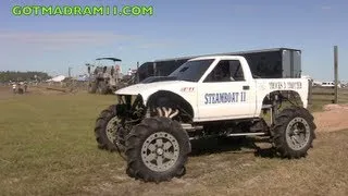 STEAMBOAT MEGA MUD TRUCK AT REDNECK YACHT CLUB