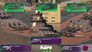 All Battleship Main Cannon Comparison | Modern Warships