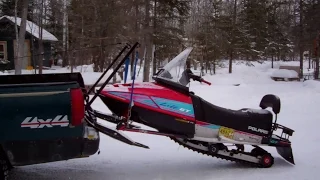 Snowmobile Lift System The Very Simple Homemade Way