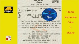 Magnum 877 Lucky Pick Sabtu [27/5/2023]